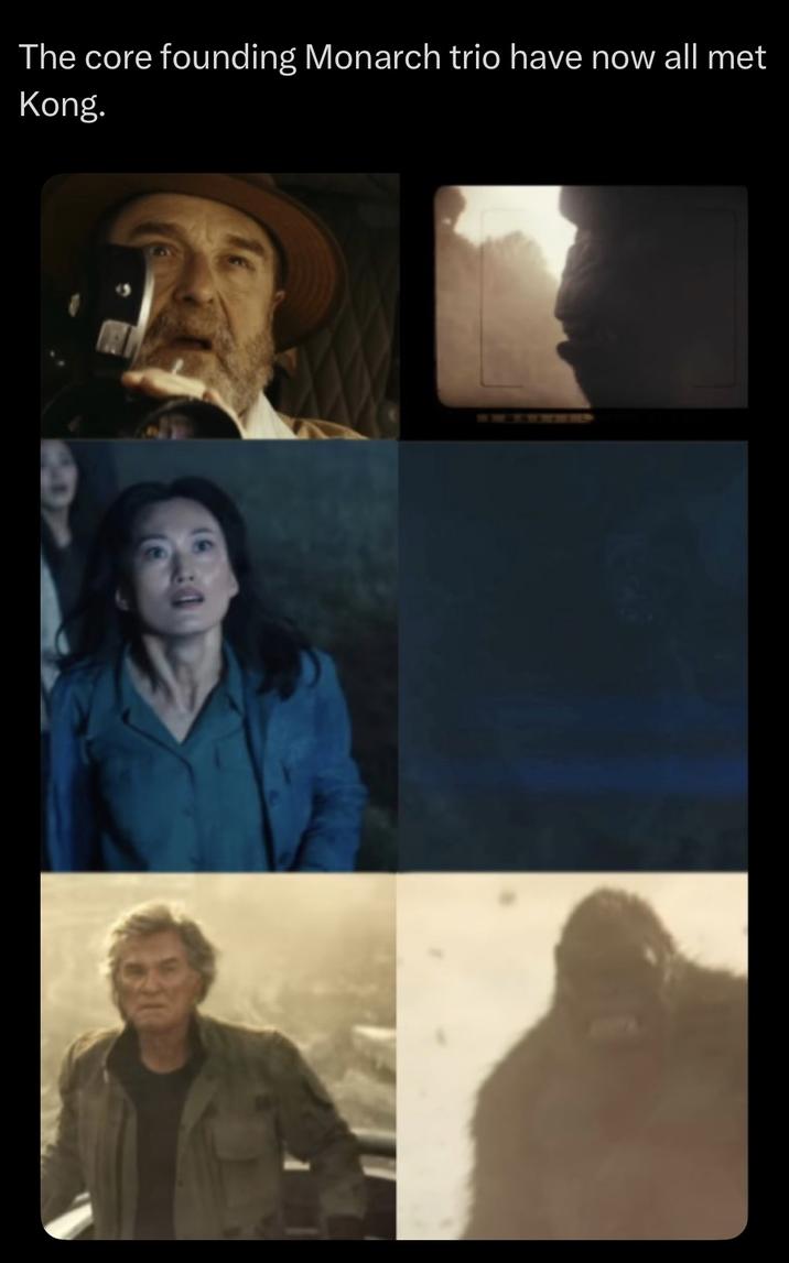 The core founding Monarch trio have now all met Kong.