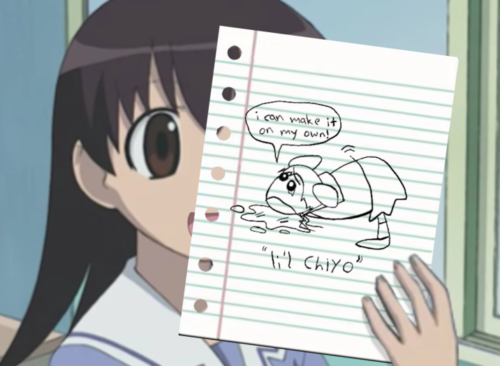 i can make it on my own! "li'l Chiyo"