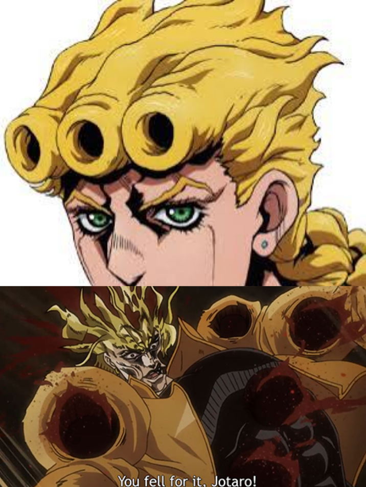 You fell for it, Jotaro!