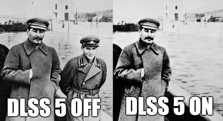 DLSS 5 OFF DLSS 5 ON