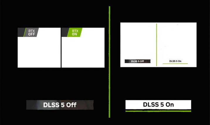 RTX OFF RTX ON DLSS 5 Off DLSS 5 On DLSS 5 Off DLSS 5 On