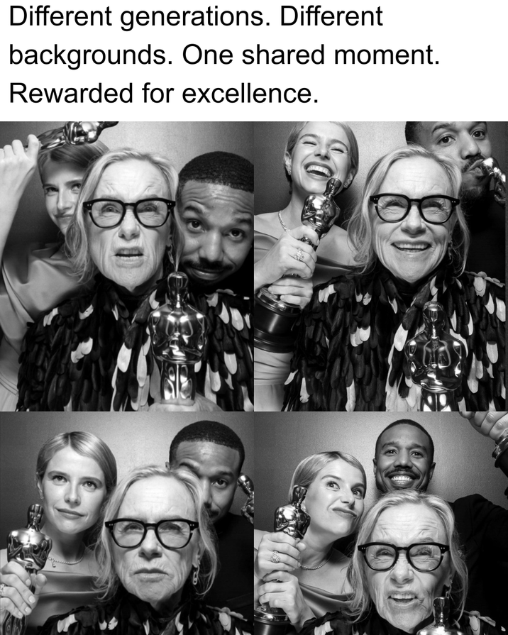 Different generations. Different backgrounds. One shared moment. Rewarded for excellence.