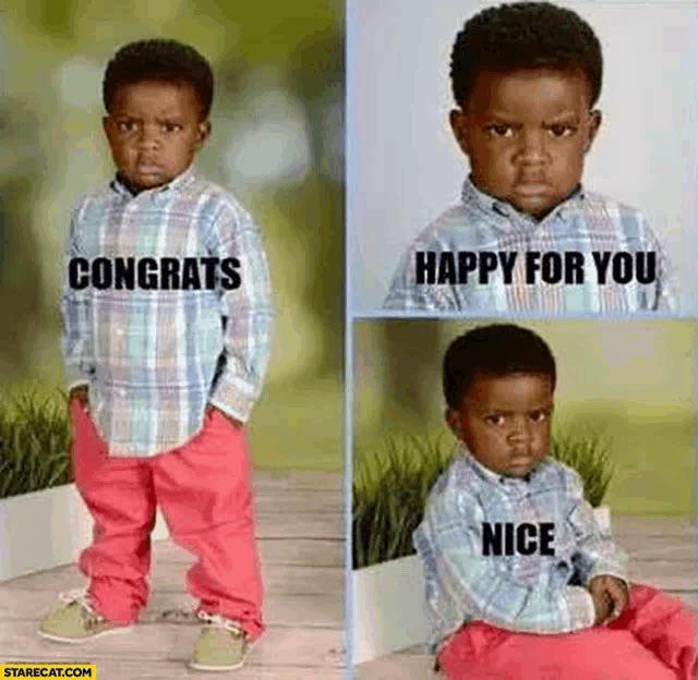 CONGRATS HAPPY FOR YOU STARECAT.COM NICE