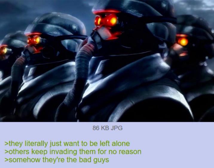 86 KB JPG >they literally just want to be left alone >others keep invading them for no reason >somehow they're the bad guys