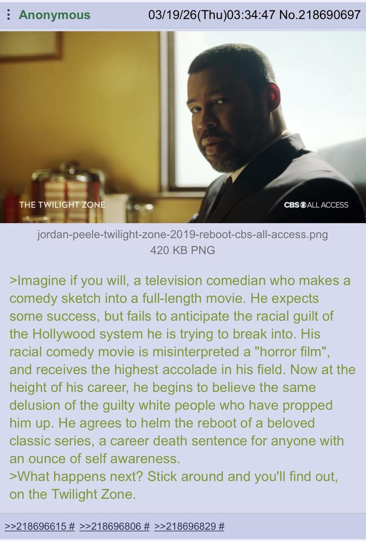 Peele Rip Meme anon likes Jordan Peele | /r/Greentext | Know Your Meme