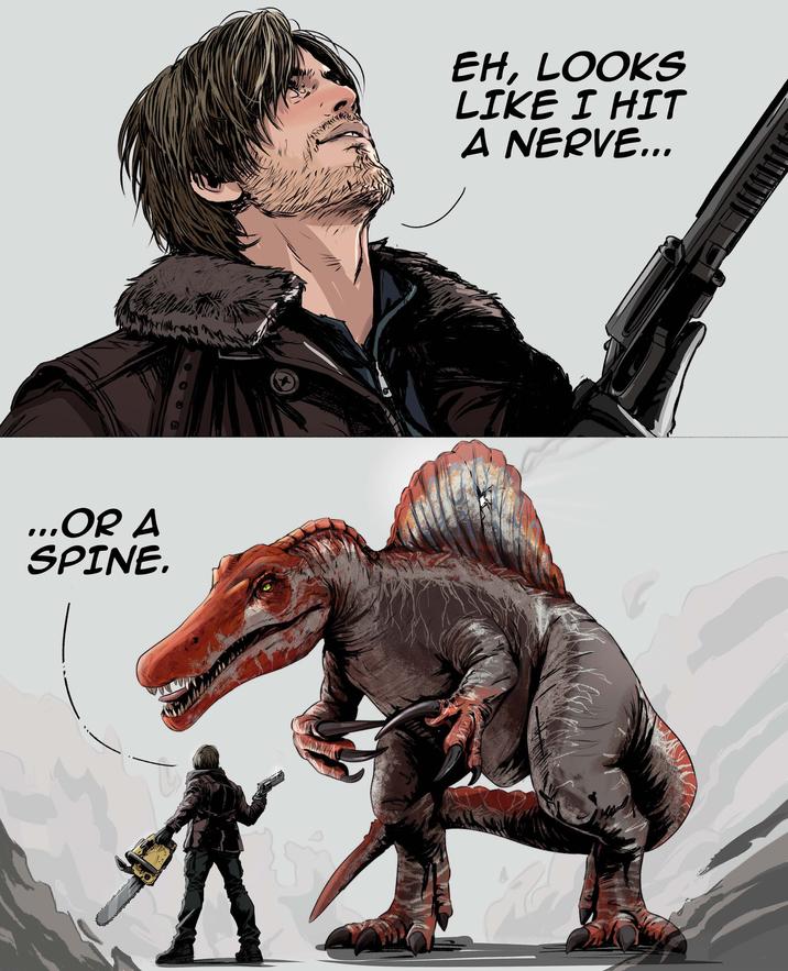 ...OR A SPINE. EH, LOOKS LIKE I HIT A NERVE...