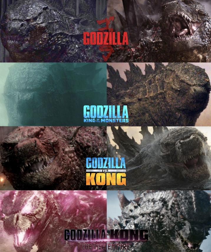 GODZILLA GODZILLA KING MONSTERS GODZILLA IVS. KONG GODZILLA KONG THE NEW EMPIRE