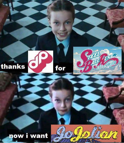 thanks ᏧᎵ now i want TEEL for JoJolian