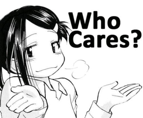 Who Cares?