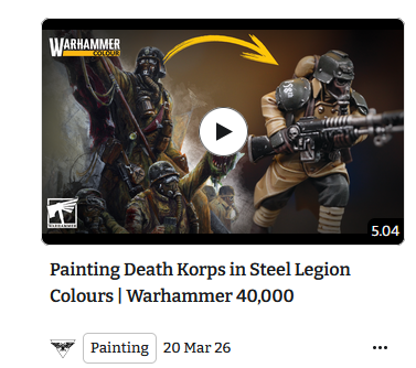 WARHAMMER Painting Death Korps in Steel Legion Colours | Warhammer 40,000 Painting 20 Mar 26 5.04