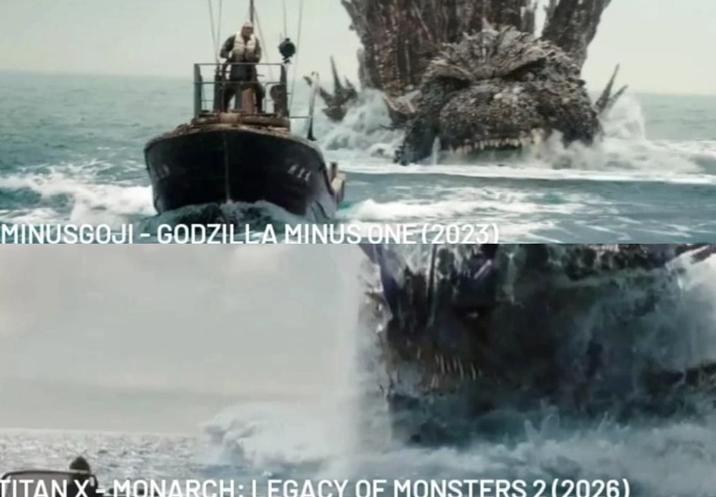 MINUSGOJI - GODZILLA MINUS ONE (2023) TITAN X-MONARCH: LEGACY OF MONSTERS 2 (2026)