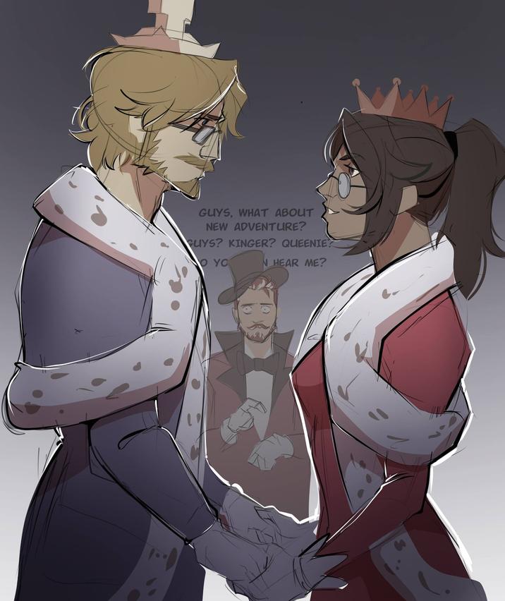 GUYS, WHAT ABOUT NEW ADVENTURE? GUYS? KINGER? QUEENIE? O YO N HEAR ME?