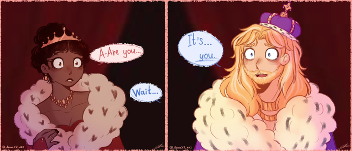 @Arina X7_ART A-Are you... It's... you. Wait... @Arina X7_ART