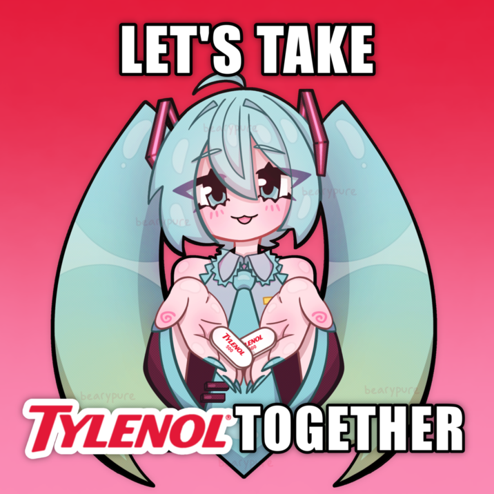 LET'S TAKE bearpure beypure bearypure TYLENOL 500 LENOL 600 TYLENOL TOGETHER bearypur