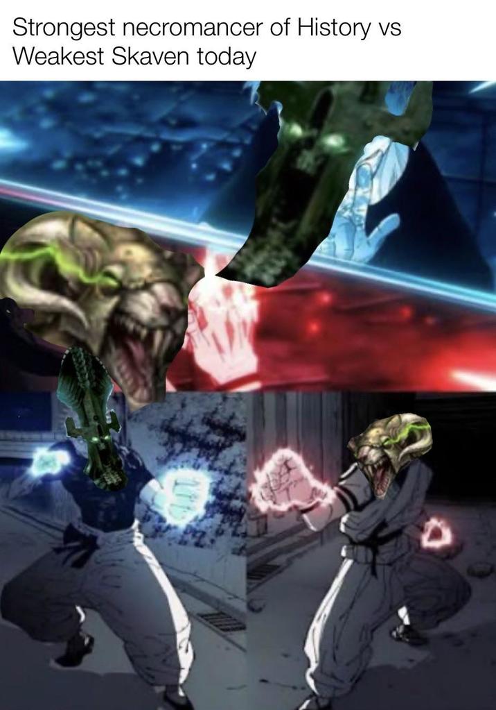 Strongest necromancer of History vs Weakest Skaven today