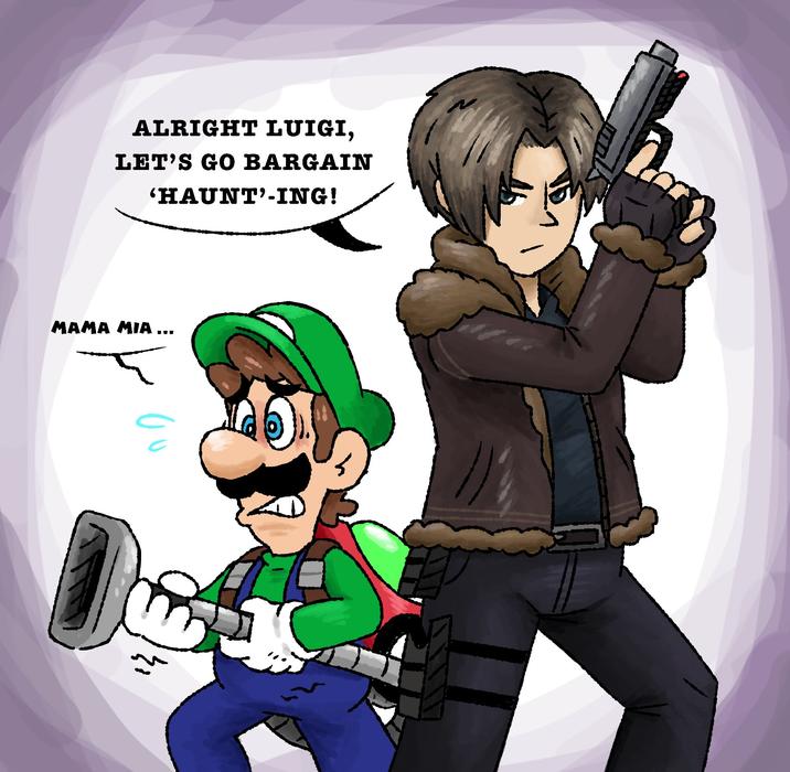 ALRIGHT LUIGI, LET'S GO BARGAIN 'HAUNT'-ING! MAMA MIA .. www