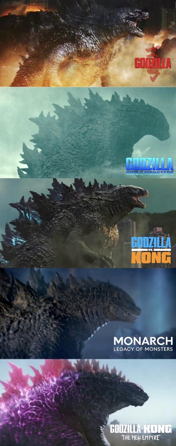 GODZILLA GODZILLA MINT ALMONSTERS GODZILLA KONG MONARCH LEGACY OF MONSTERS GODZILLA KONG THE NEW EMPIRE