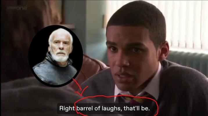 one Right barrel of laughs, that'll be.