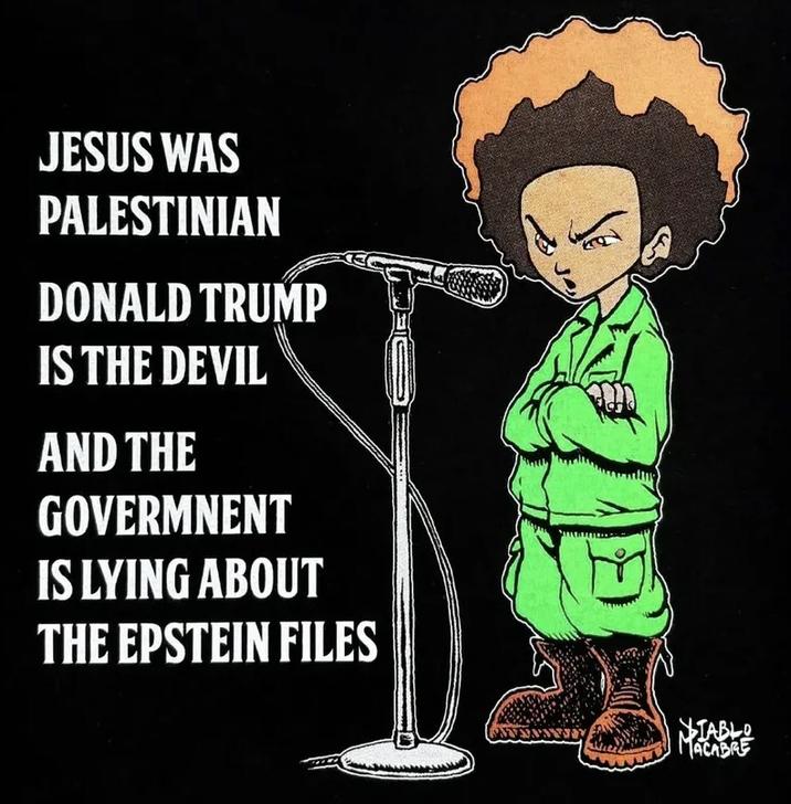 JESUS WAS PALESTINIAN DONALD TRUMP IS THE DEVIL AND THE GOVERMNENT IS LYING ABOUT THE EPSTEIN FILES MACABRE