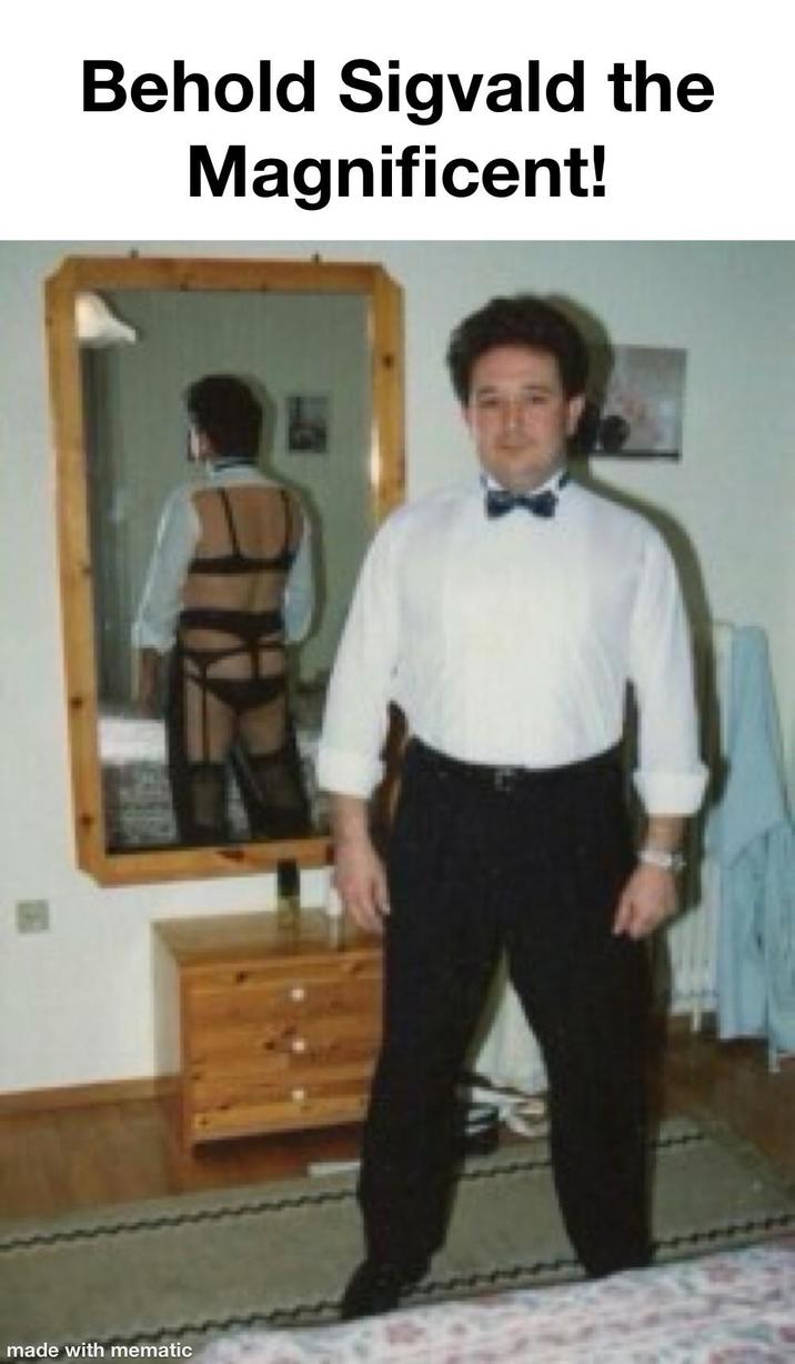 Behold Sigvald the Magnificent! made with mematic