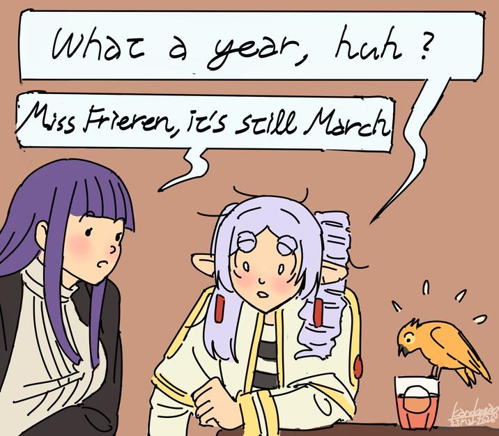 What a year, huh? Miss Frieren, it's still March kandkerez 3M26