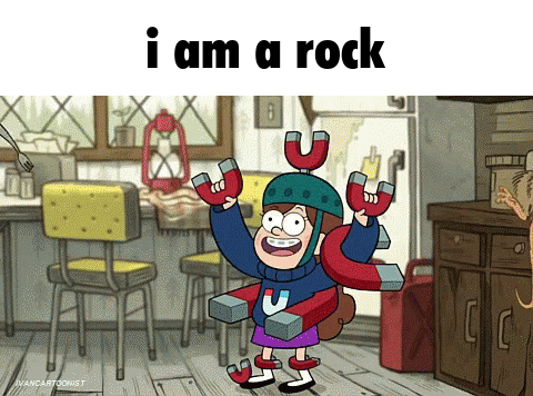 VANCARTOONIST i am a rock