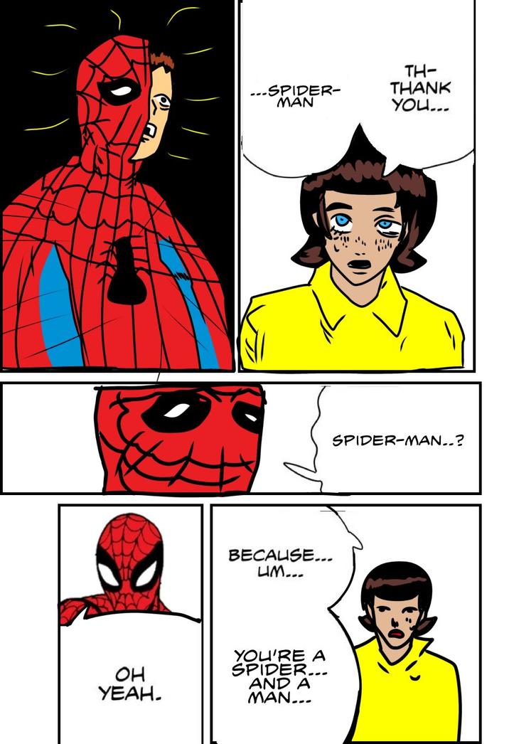 An edit of a Chainsaw Man page. The page now references "Spider-Man.":https://knowyourmeme.com/memes/subcultures/spider-man