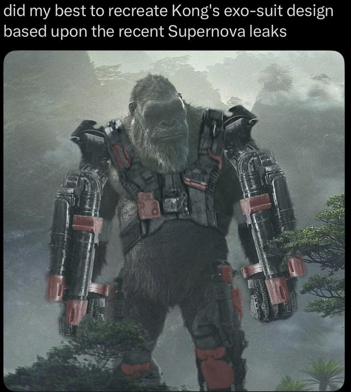 did my best to recreate Kong's exo-suit design based upon the recent Supernova leaks