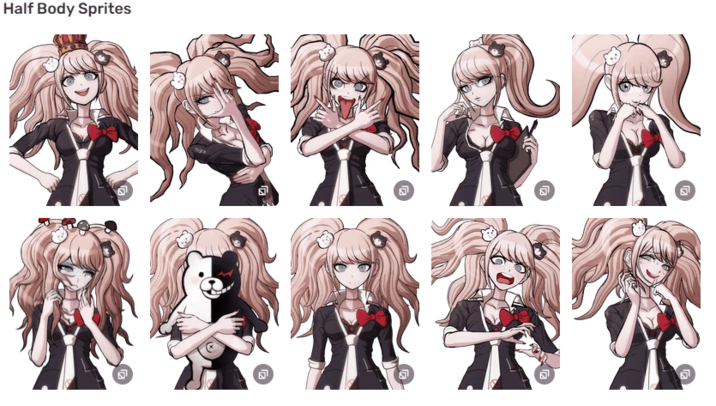 Half Body Sprites នា