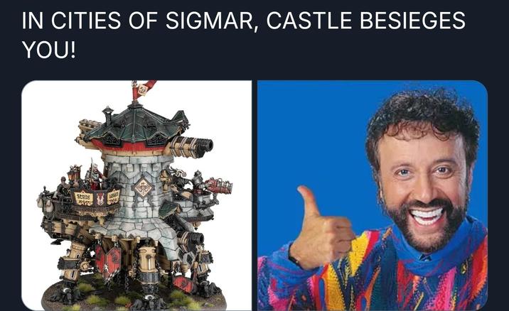 IN CITIES OF SIGMAR, CASTLE BESIEGES YOU! Stone