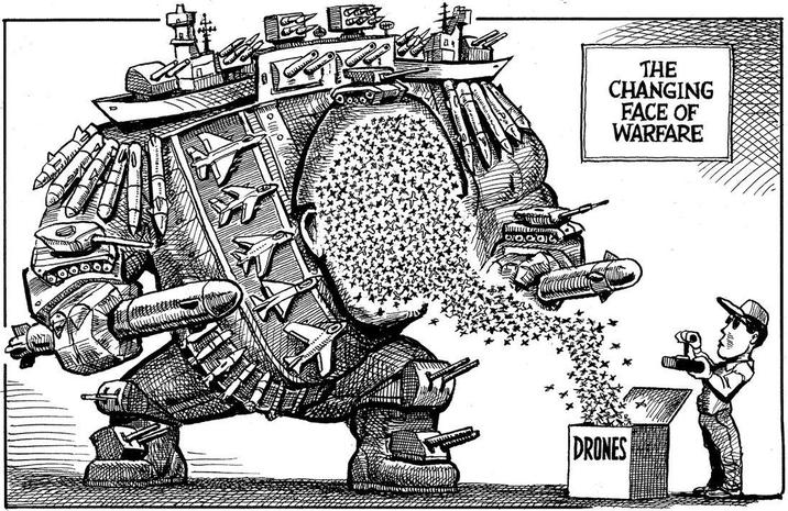 THE CHANGING FACE OF WARFARE DRONES