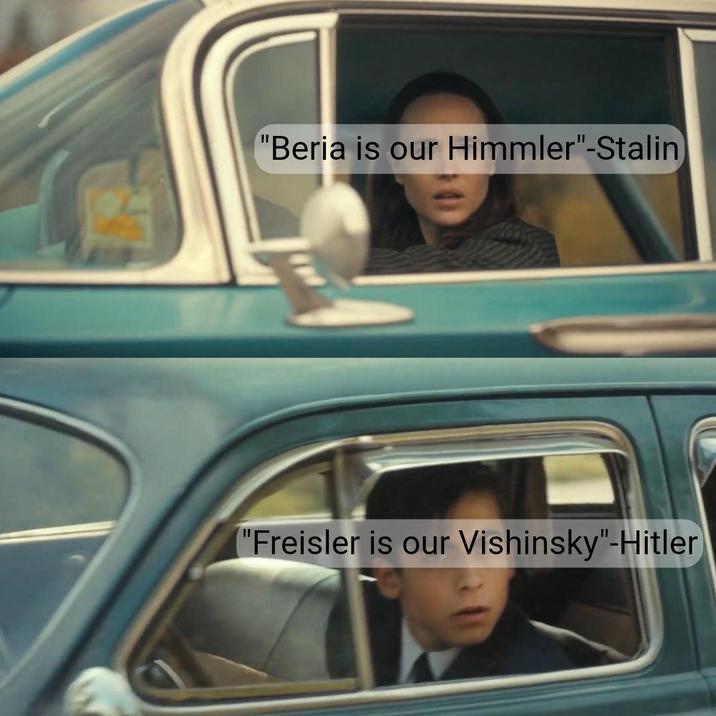 "Beria is our Himmler"-Stalin "Freisler is our Vishinsky"-Hitler