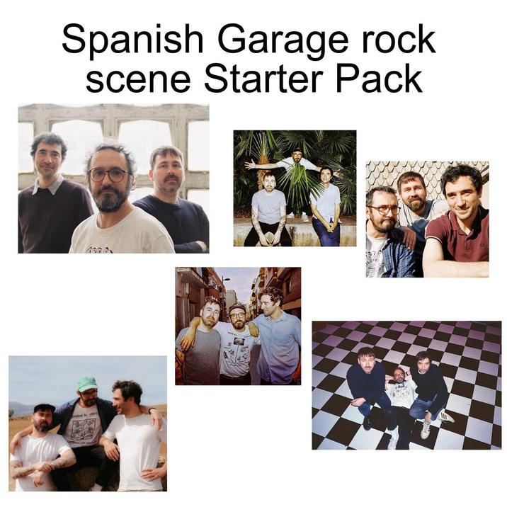 Spanish Garage rock scene Starter Pack uided by vales ARDA