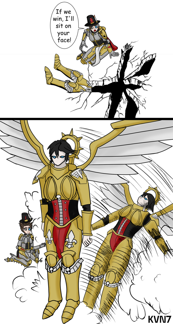 If we win, I'll sit on your face! E KVN7