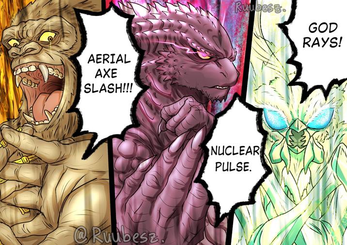 AERIAL AXE SLASH!!! @Ruubesz! Rutbest. GOD RAYS! NUCLEAR PULSE.