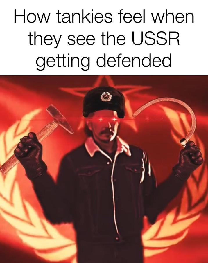 How tankies feel when they see the USSR getting defended