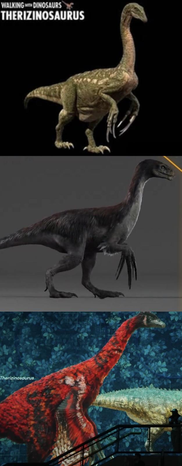 WALKING DINOSAURS THERIZINOSAURUS Therizinosaurus