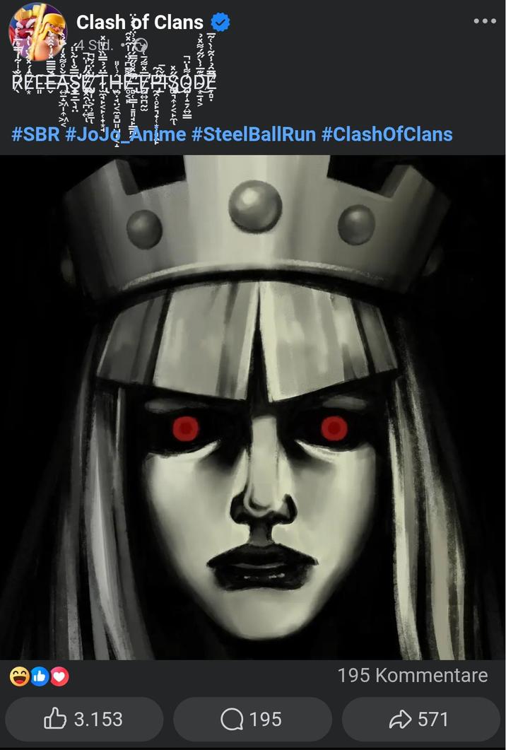 ~~~ SITA --|| fm×3 Clash of Clans Stud. *A S 2011- --། #SBR #JoJo Anime #SteelBallRun #ClashOfClans V=704 + to 33 3.153 195 195 Kommentare 571