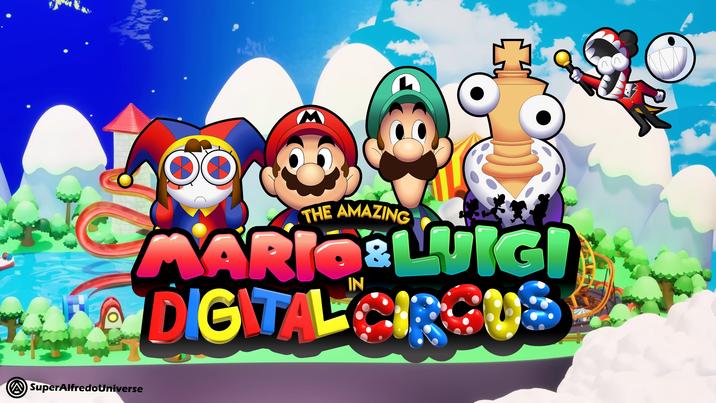 A SuperAlfredoUniverse THE AMAZING MARIO LUIGI IGITAL CIRQUE IN