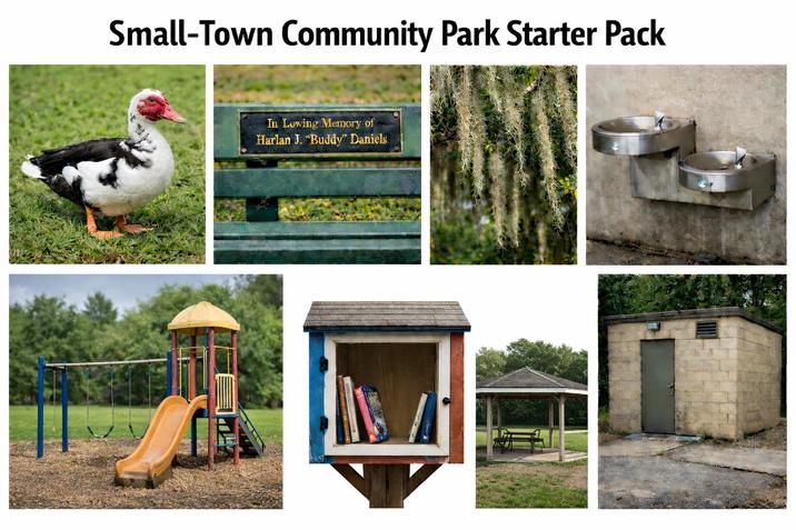 Small-Town Community Park Starter Pack In Lowing Memory of Harlan J. "Buddy" Daniels