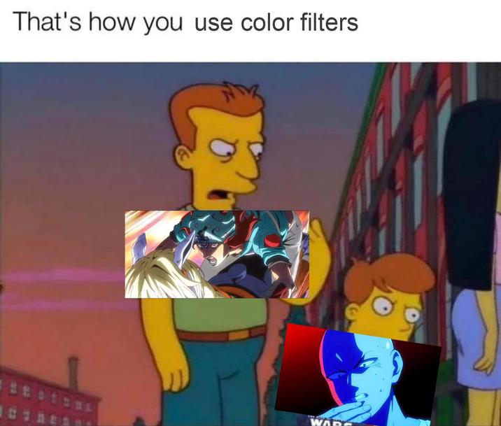 That's how you use color filters WARD