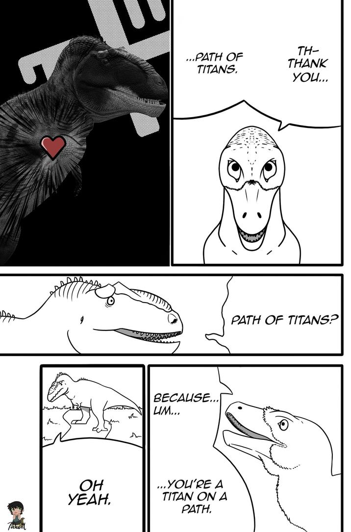 3 TH- ...PATH OF TITANS. THANK YOU... ཧ་ཨ་. m BECAUSE... HM... Falcont OH YEAH. ...YOU'RE A TITAN ON A PATH, PATH OF TITANS?