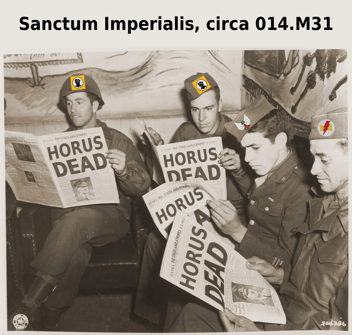 Sanctum Imperialis, circa 014.M31 (MAIS OUT 1.5. Army in Italy EXTRA THE STARS AND STRIPES ENTRA HORUS DEADS EXTRA THE STARS AND STRIPES INTRA HORUS DEAD EXTRA THE STARS AND STRIPES HORUS EXTRA THE STARS AND STRIPES EXTRA HORUS DEAD 204386