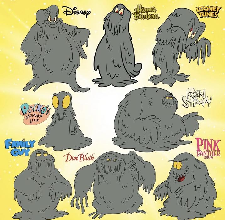 DISNEY W w Hanna Barbera LOONEY TUNES Rocko's MOVERN LIFE FAMILY GUY Don Bluth REN STEMPY PINK PANTHER SHOW w