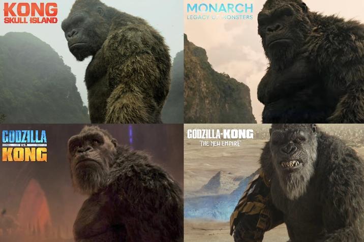 KONG SKULL ISLAND MONARCH LEGACY OF MONSTERS GODZILLA KONG GODZILLA KONG THE NEW EMPIRE