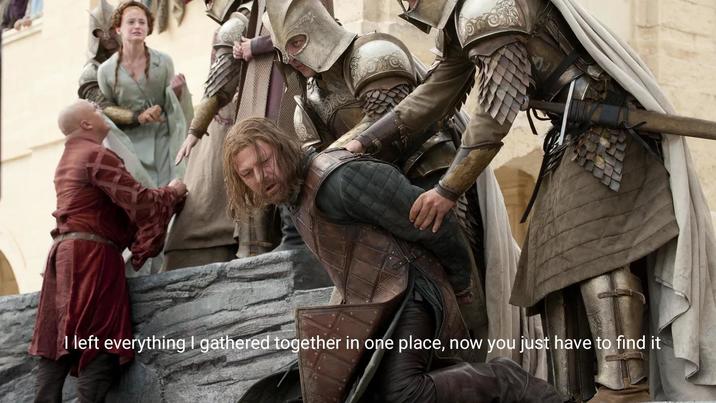 I left everything I gathered together in one place, now you just have to find it