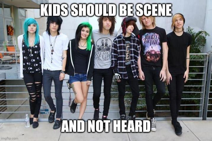 トリ KIDS SHOULD BE SCENE ORE AFR OF LIFE HAN DEAT C LIERIE imgflip.com AND NOT HEARD