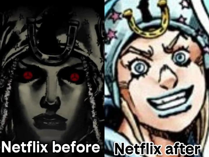 Netflix before Netflix after