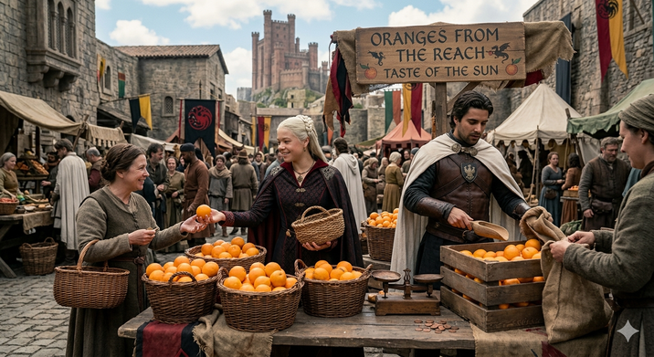 ORANGES FROM THE REACH TASTE OF THE SUN