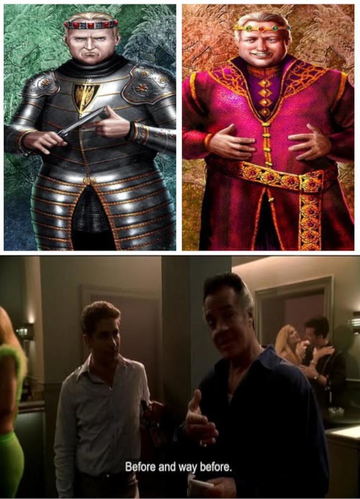 Before and way before.